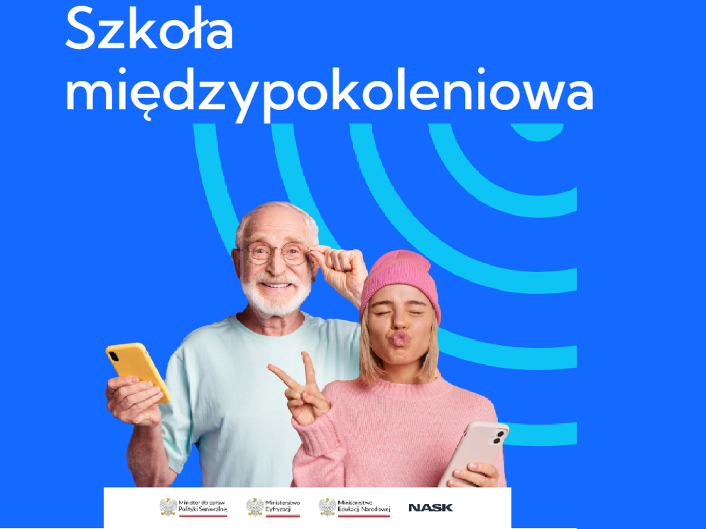 Plakat: Szkoła międzypokoleniowa