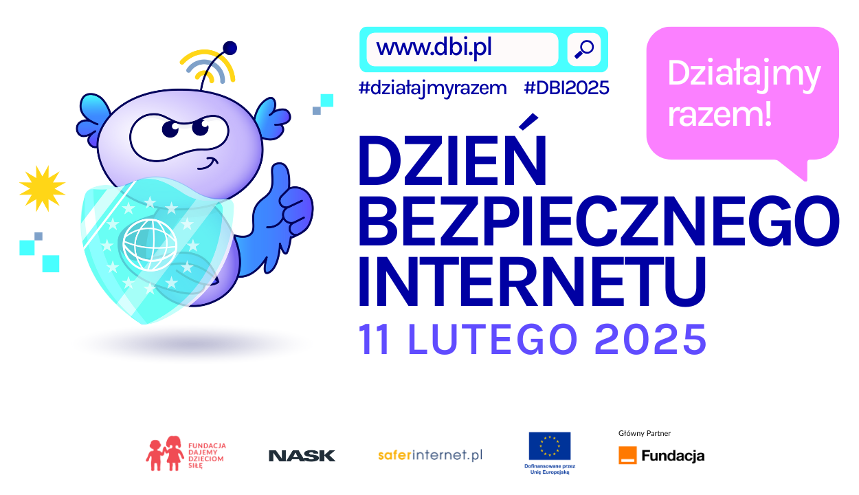 Plakat akcji Dzień Bezpiecznego Internetu