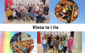 Uczniowie klas Ia i IIab w CKE