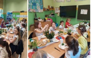 Śniadanie wielkanocne klasy 1a