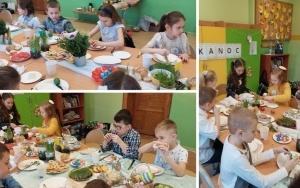 Śniadanie wielkanocne klasy 1a 