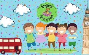 plakat promujący projekt edukacyjny ,,English Special Days